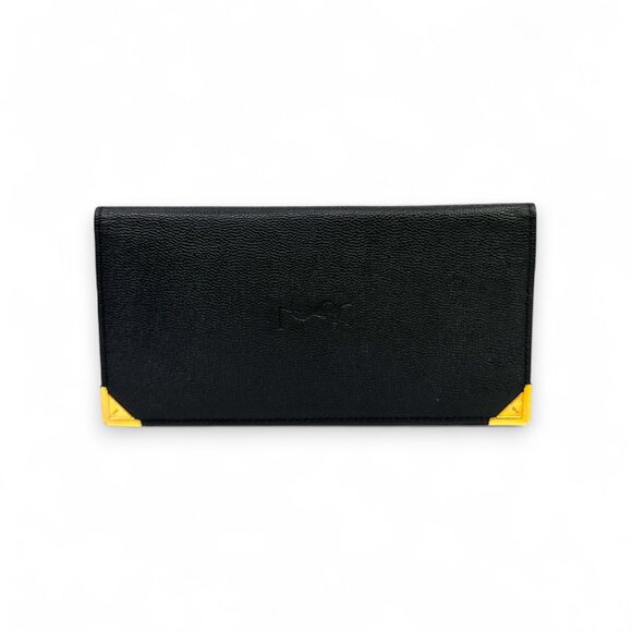 Yves Saint Laurent Long Black Leather Wallet - Picture 1 of 9